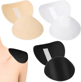 3pairs Shoulder Pads 1.5cm Thickness Set-In Shoulder Pads, Foam Shoulder Pad for Women Clothing Sewing Supply Breathable Thick Sponge Shoulder Enhancer Foam Pads for Men Sloping High Low Shoulder Suit
