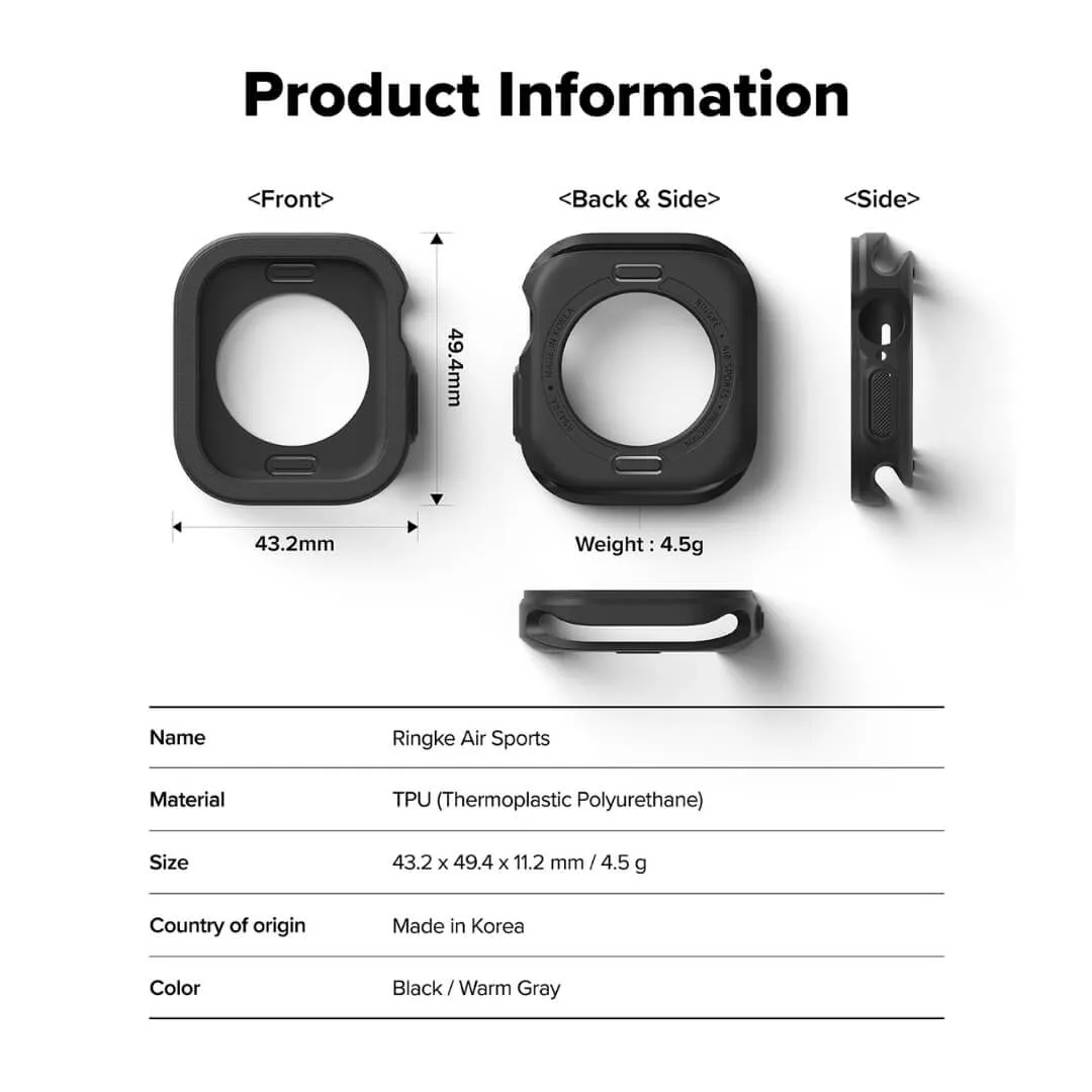 Apple Watch 10 46mm case AIR SPORTS by Ringke