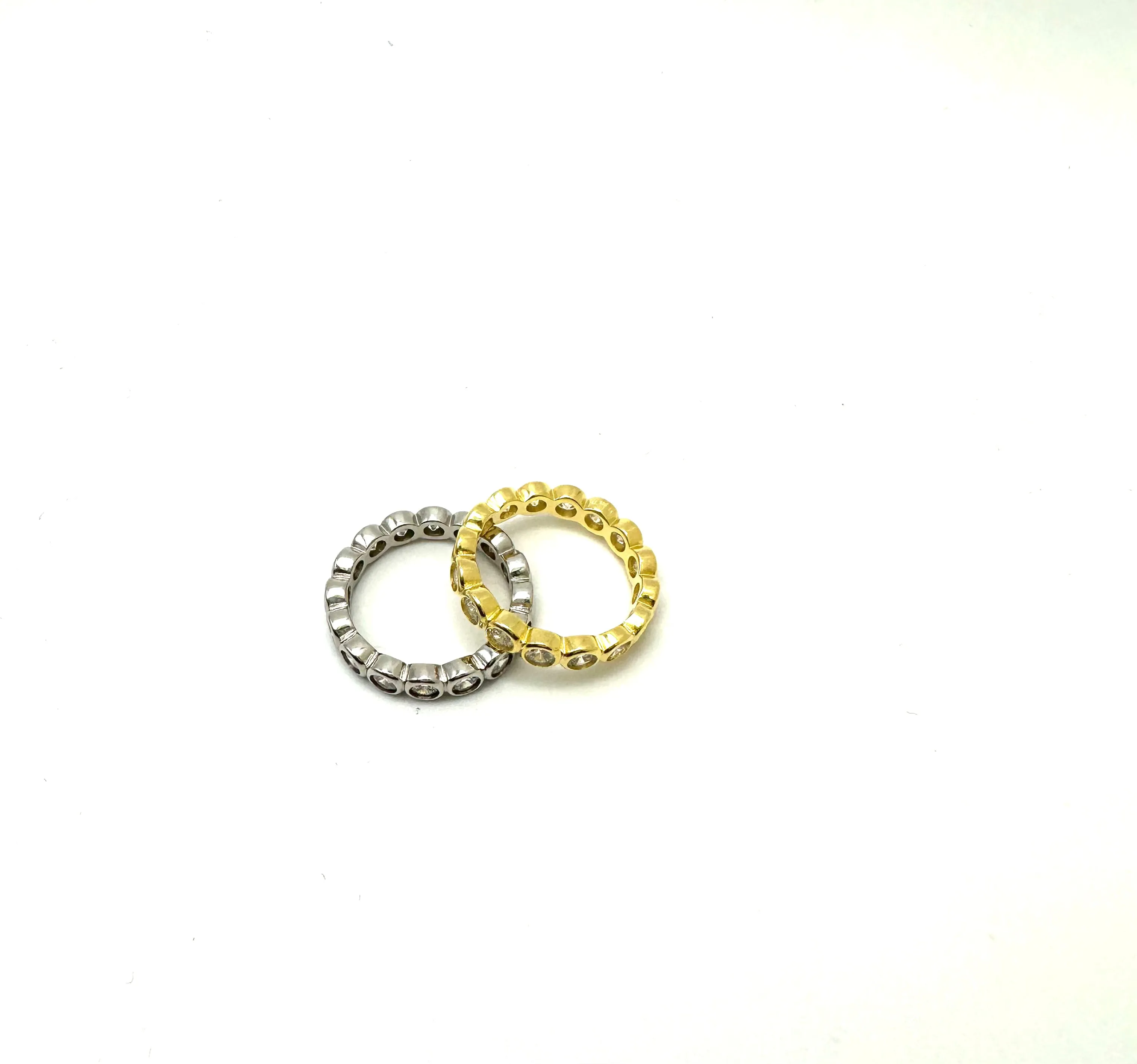 Bezel Set Eternity Band