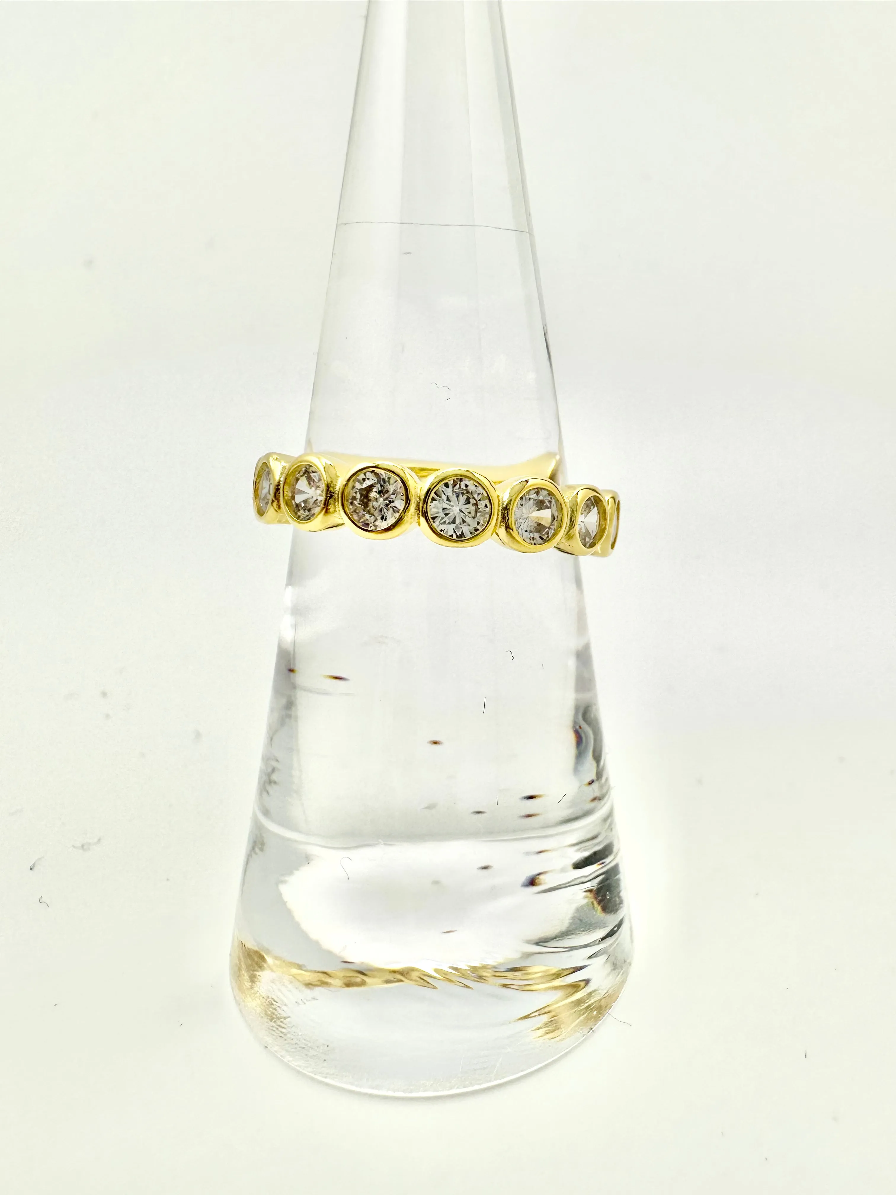 Bezel Set Eternity Band