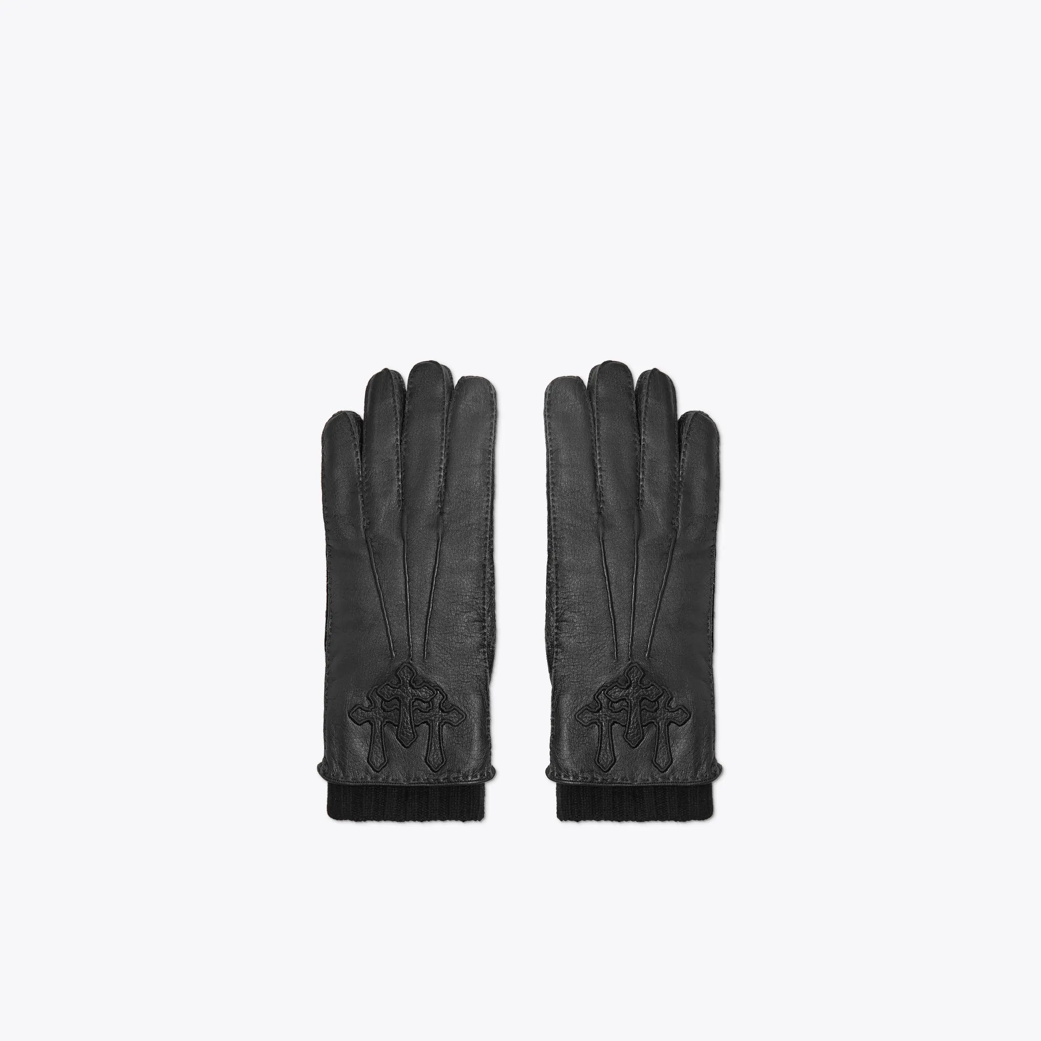 BLACK LEATHER GLOVES