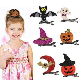 Cartoon Ghost Pumpkin Hair Clips