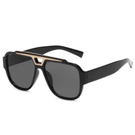 Chic Square-Frame UV400 Sunglasses - 2024 Fashion Trends with RX Customization