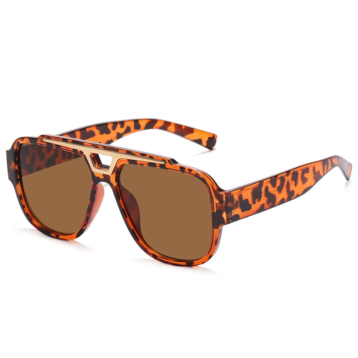 Chic Square-Frame UV400 Sunglasses - 2024 Fashion Trends with RX Customization