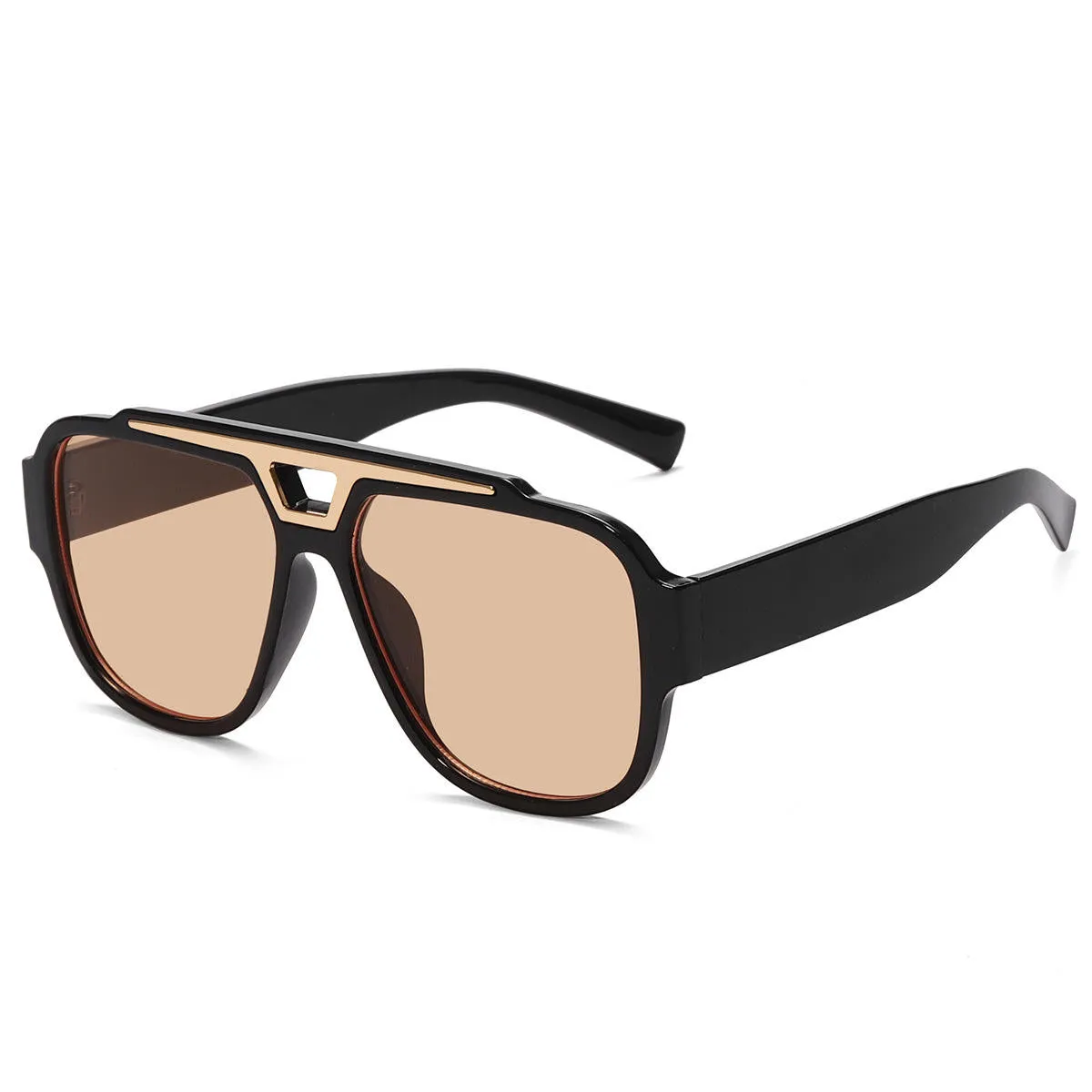 Chic Square-Frame UV400 Sunglasses - 2024 Fashion Trends with RX Customization