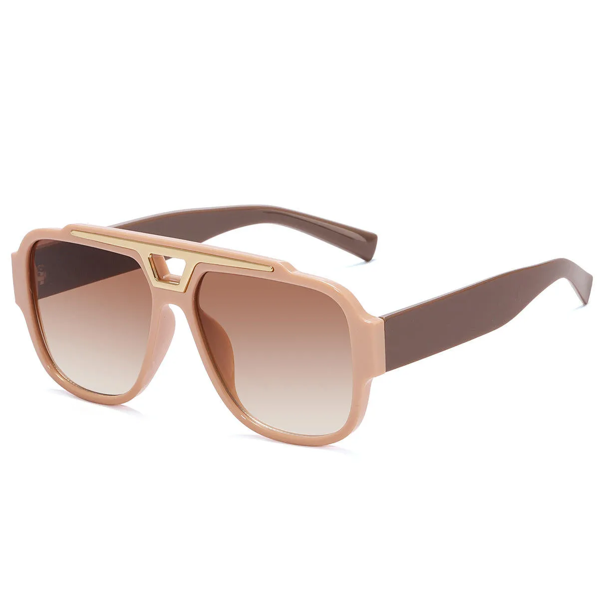 Chic Square-Frame UV400 Sunglasses - 2024 Fashion Trends with RX Customization