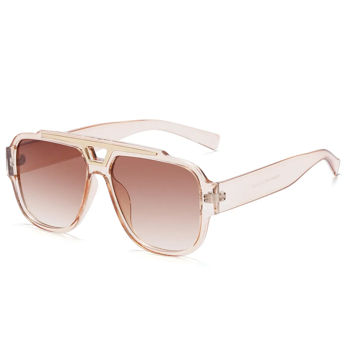 Chic Square-Frame UV400 Sunglasses - 2024 Fashion Trends with RX Customization