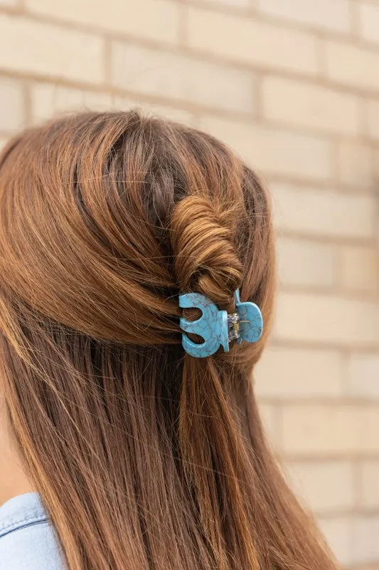 Claire Hair Claw Trio - Turquoise