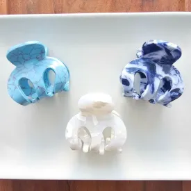 Claire Hair Claw Trio - Turquoise