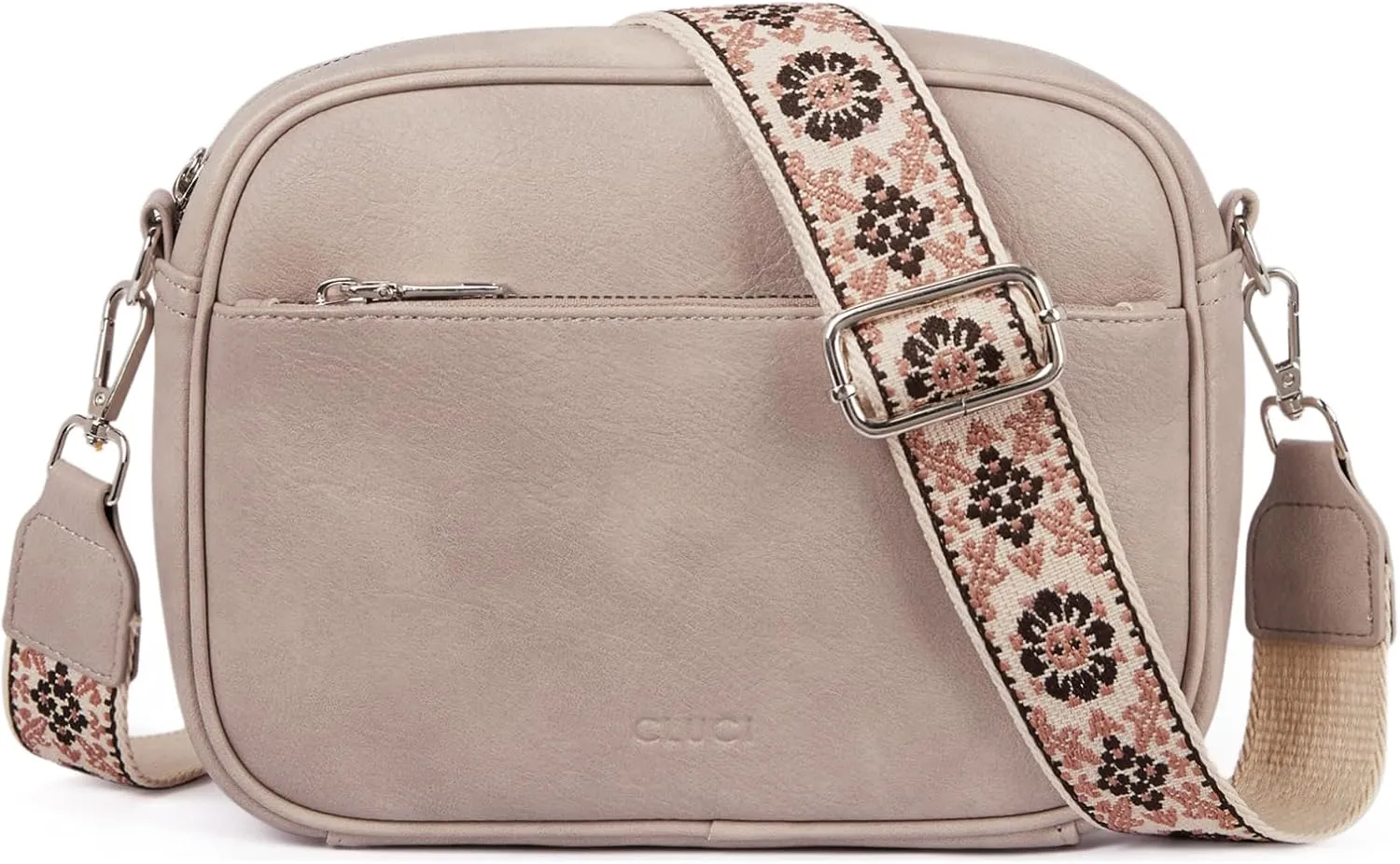 CLUCI Crossbody Bags for Women, Vegan Leather Shoulder HandbagsPurses for Women with Adjustable Wide Strap