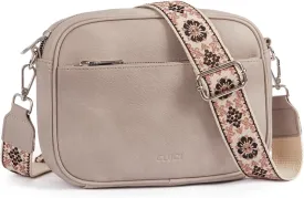 CLUCI Crossbody Bags for Women, Vegan Leather Shoulder HandbagsPurses for Women with Adjustable Wide Strap