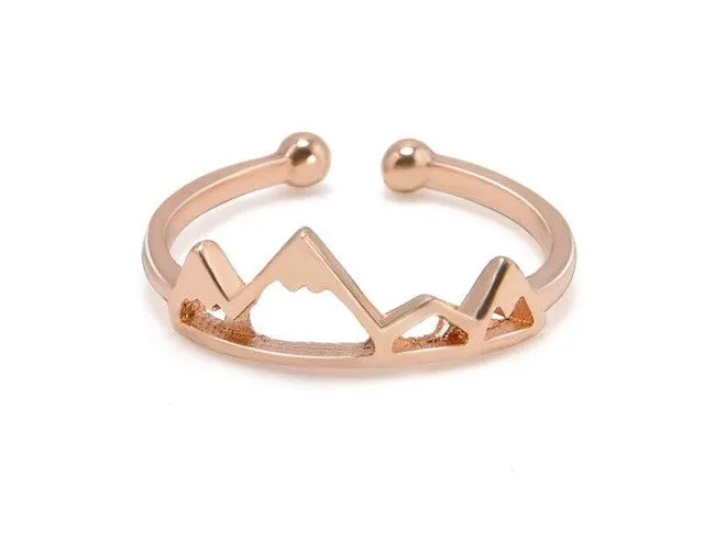 Cute Mountains Shaped Ring for All (Adjustable)