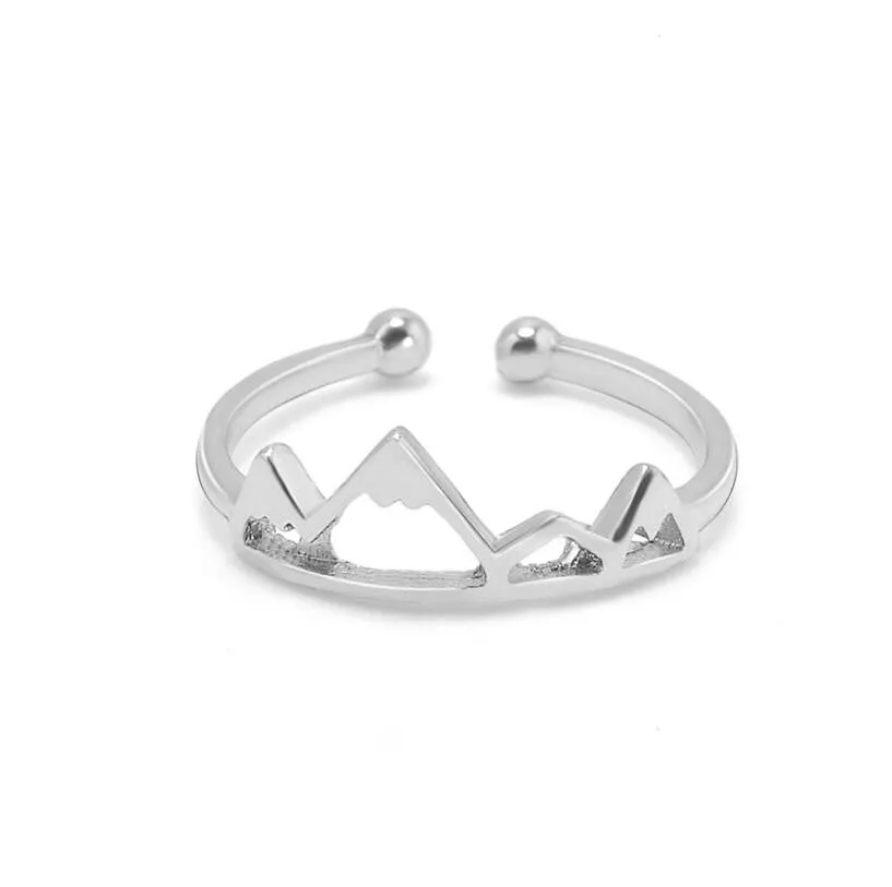 Cute Mountains Shaped Ring for All (Adjustable)