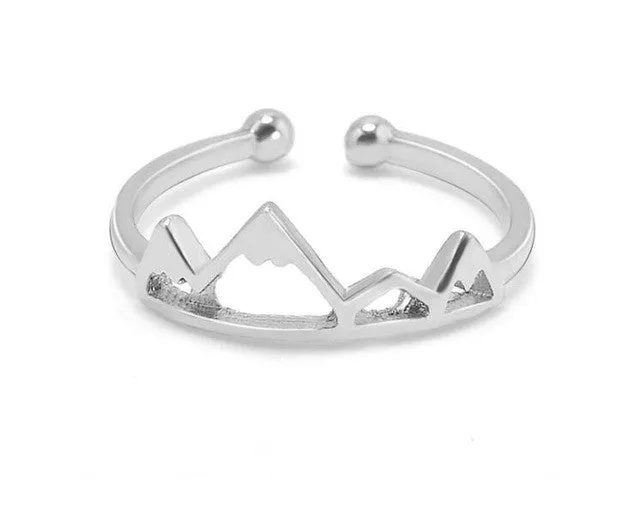 Cute Mountains Shaped Ring for All (Adjustable)