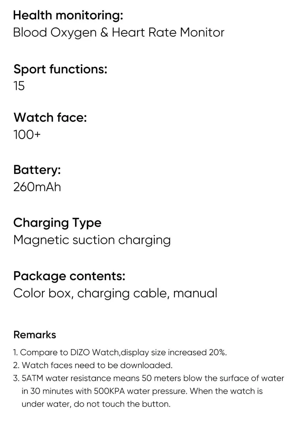 DIZO Watch 2 by realme Techlife Smart Watch - 1 Year Warranty