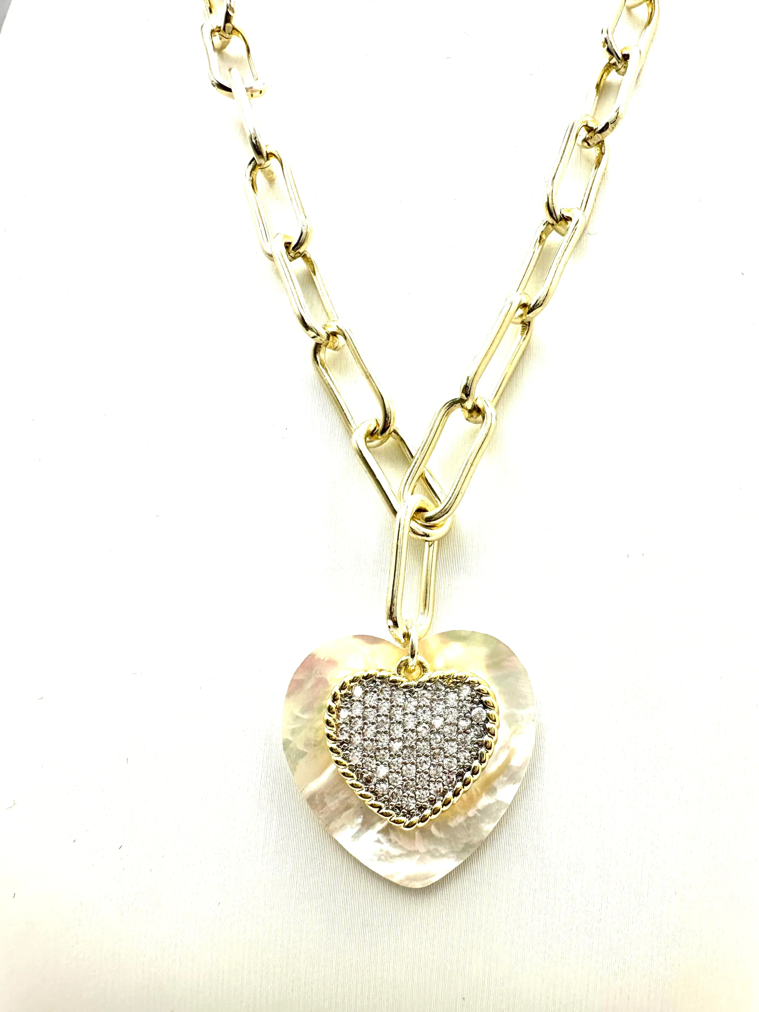 Double Heart Necklace