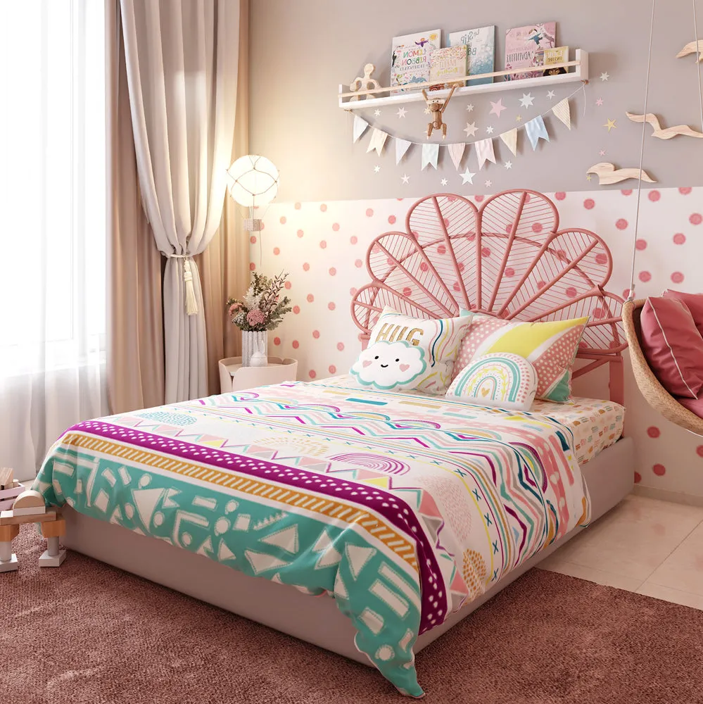 Fancy Fluff Kids 6 Pc Single Full Bed Set  – Boho Vibes