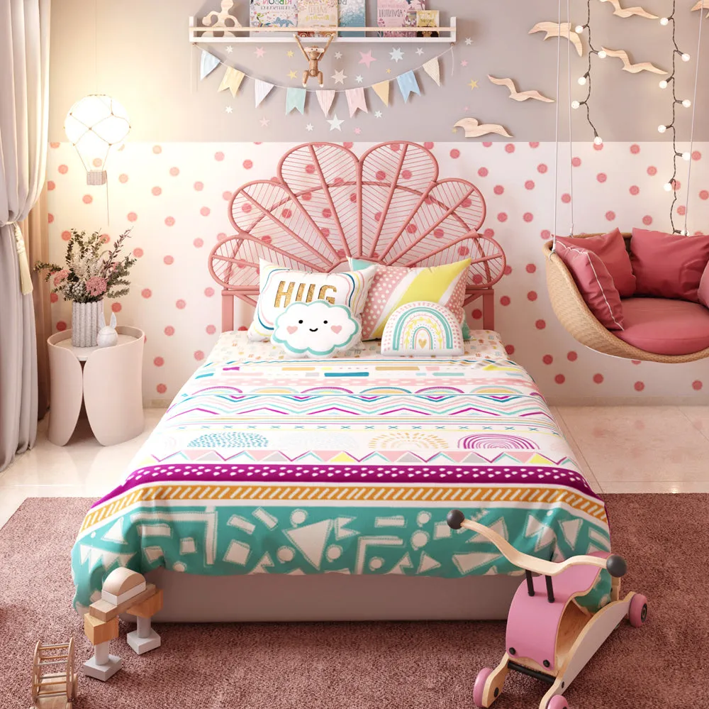 Fancy Fluff Kids 6 Pc Single Full Bed Set  – Boho Vibes