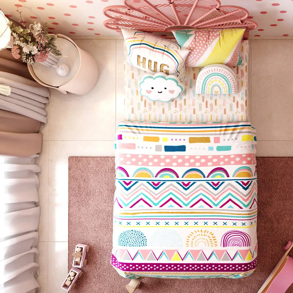 Fancy Fluff Kids 6 Pc Single Full Bed Set  – Boho Vibes