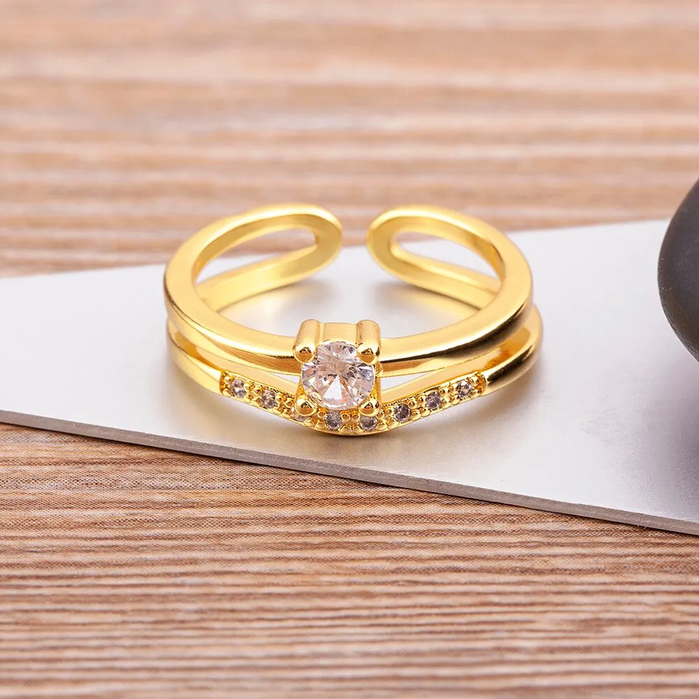 Fashion Exquisite Shine Rings For Women