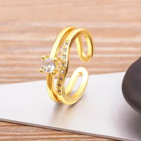 Fashion Exquisite Shine Rings For Women