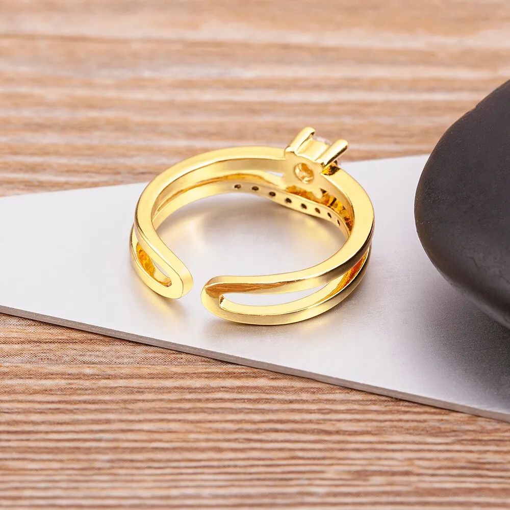 Fashion Exquisite Shine Rings For Women