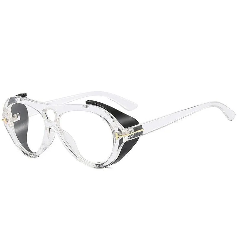 Gale Steampunk Aviator Sunglasses