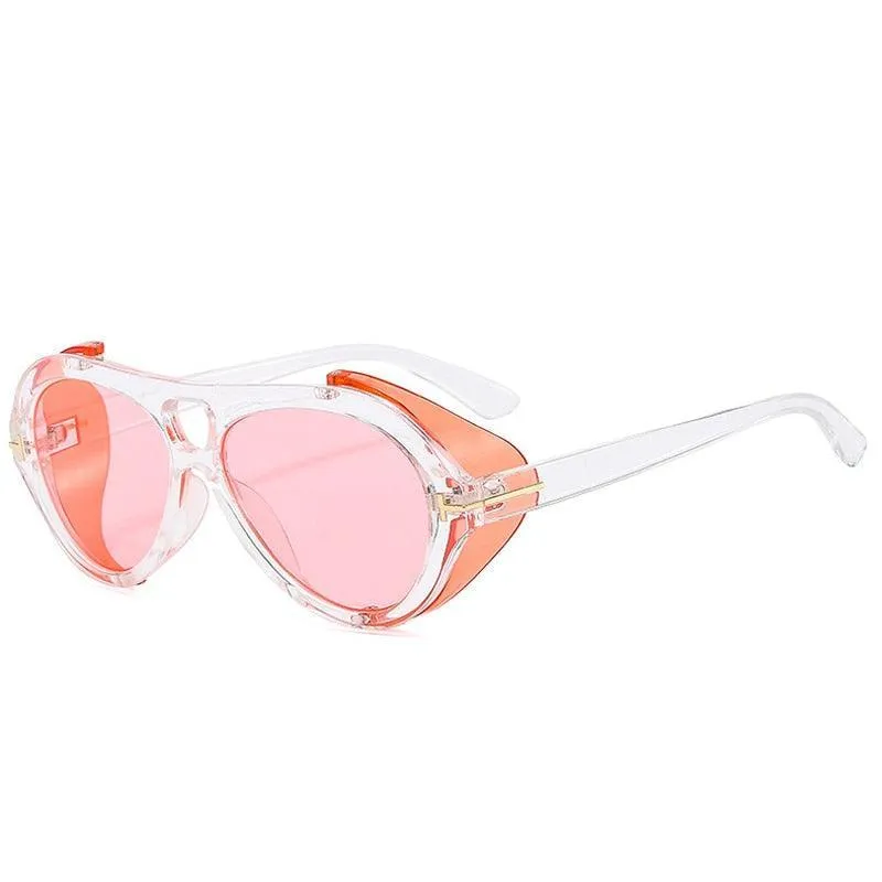 Gale Steampunk Aviator Sunglasses