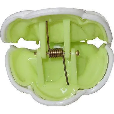 Green Flower Hair Claw Clip Comb Clamp Clasp Grip Girls Womens Kids Accessories
