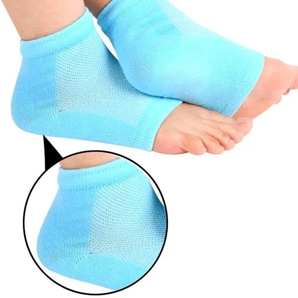 Heel Pain Relief Silicone Gel Heel Socks
