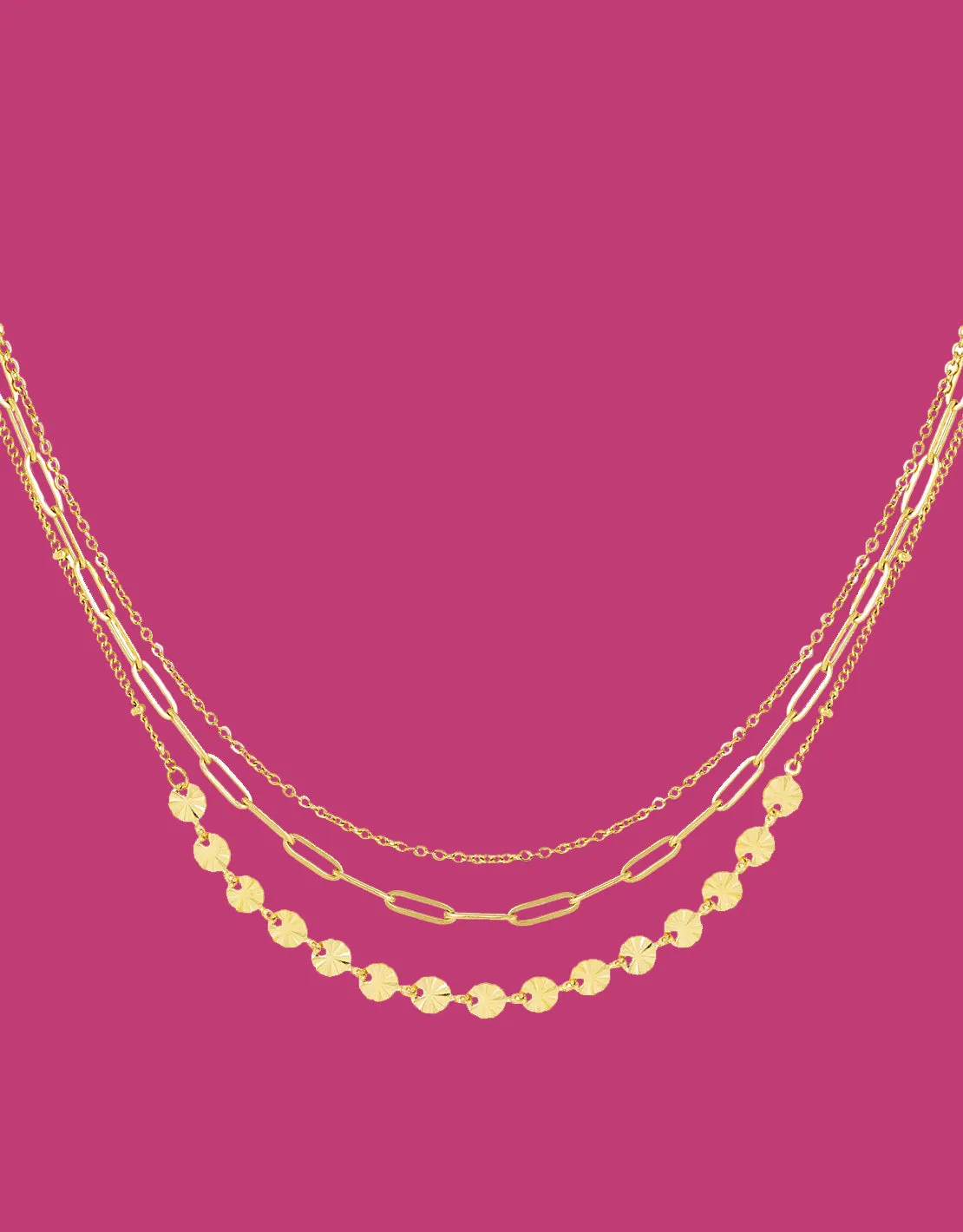 Layered necklace