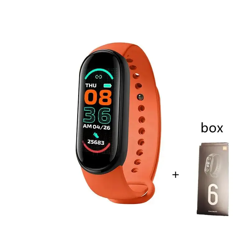 M6 Smart watch Men Women Fitness Tracker Smartwatch
