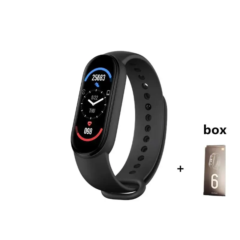 M6 Smart watch Men Women Fitness Tracker Smartwatch