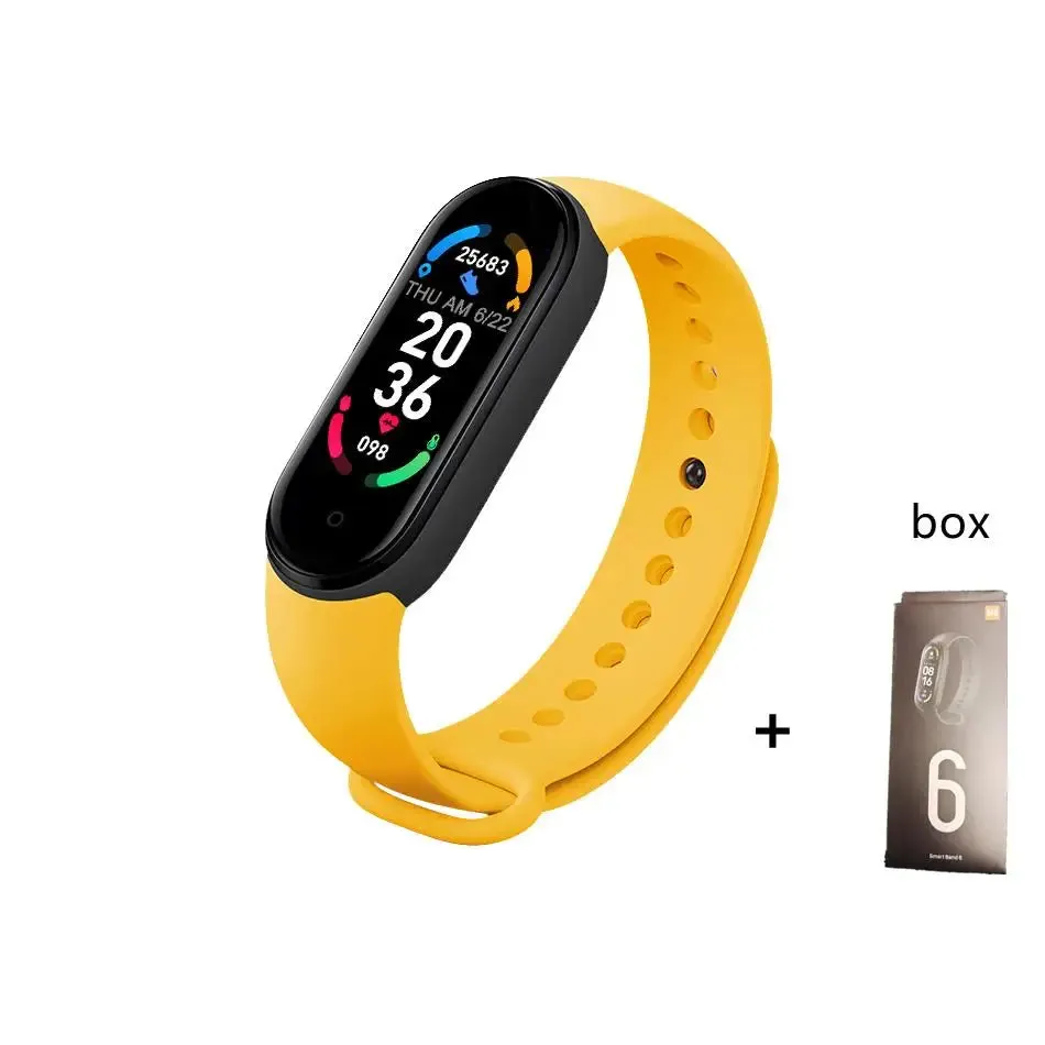 M6 Smart watch Men Women Fitness Tracker Smartwatch