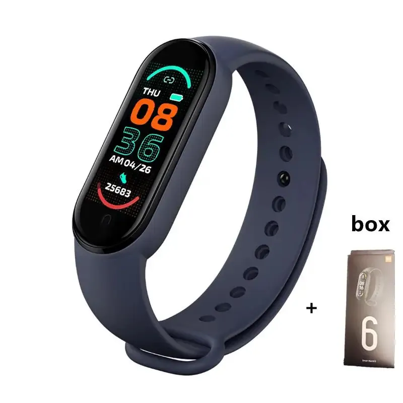 M6 Smart watch Men Women Fitness Tracker Smartwatch