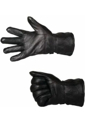 Monik Winter Genuine Leather Gloves for Bikers Men and Women