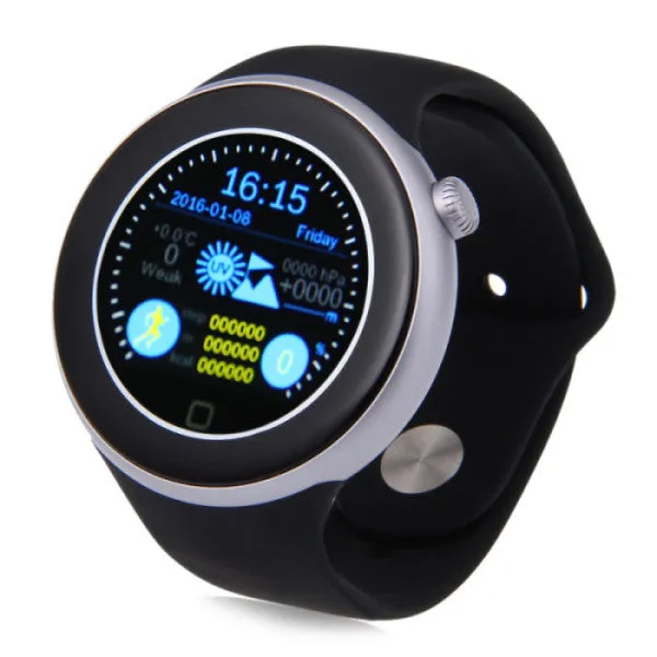 Original AIWEAR C1 Dual Bluetooth Active Heart Rate Track Smart Watch with Siri Gesture Control Flashlight Calculator Waterproof