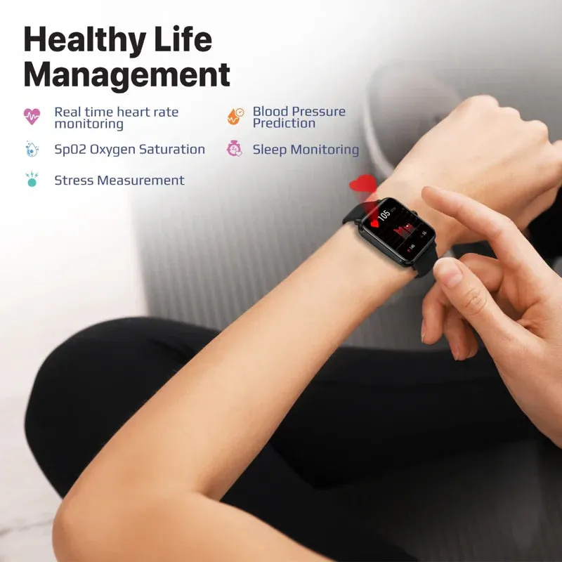 Promate IP68 Fitness Tracker Smartwatch with Media Storage - Black - TJREDR9