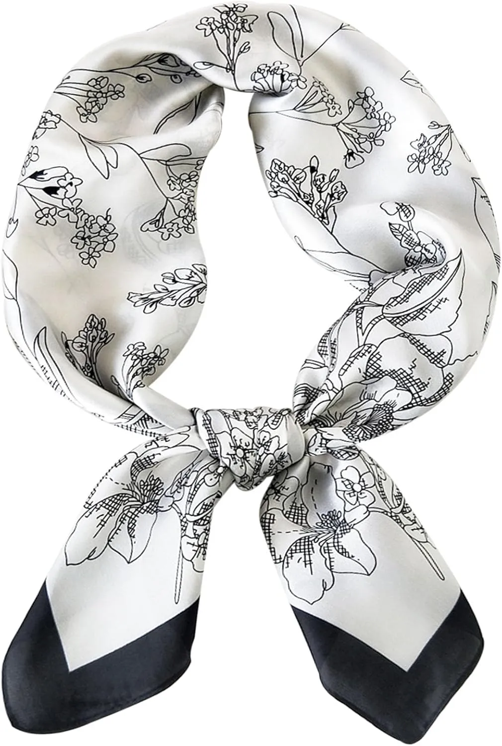 Satin Bandanas Head Scarf For Women Hair Scarves Accessories Lightweight Fashion Wrap Neck Silk Sleeping Headscarf