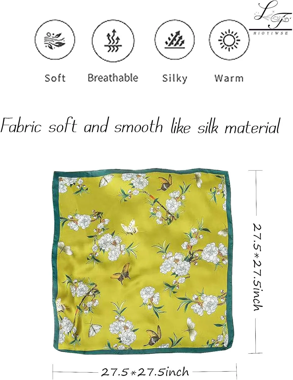 Satin Bandanas Head Scarf For Women Hair Scarves Accessories Lightweight Fashion Wrap Neck Silk Sleeping Headscarf