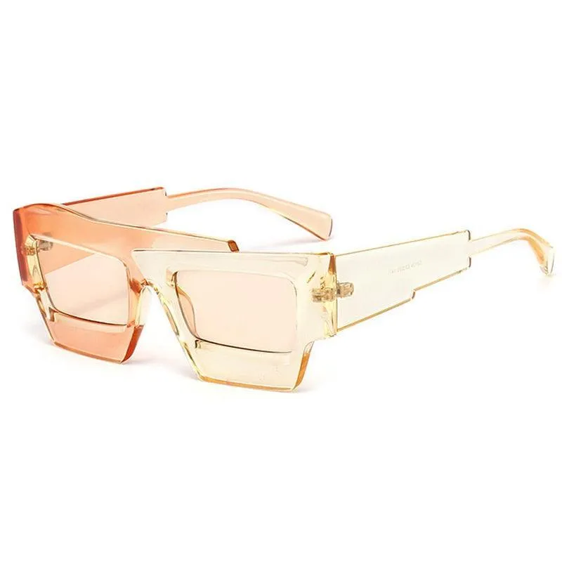 Skye Retro Rectangle Sunglasses