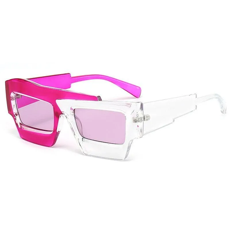 Skye Retro Rectangle Sunglasses