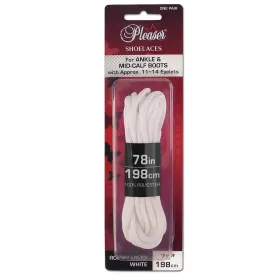 SL-ANKLE-PL White 198CM Shoe Laces