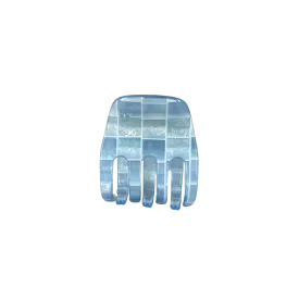 Small Hair Claw Clip — Aquamarine Tile