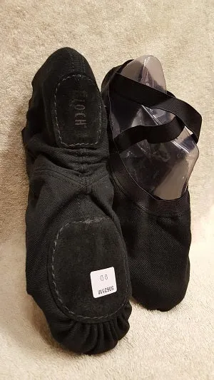 Synchrony Men's Canvas -- Split Sole Ballet -- Black