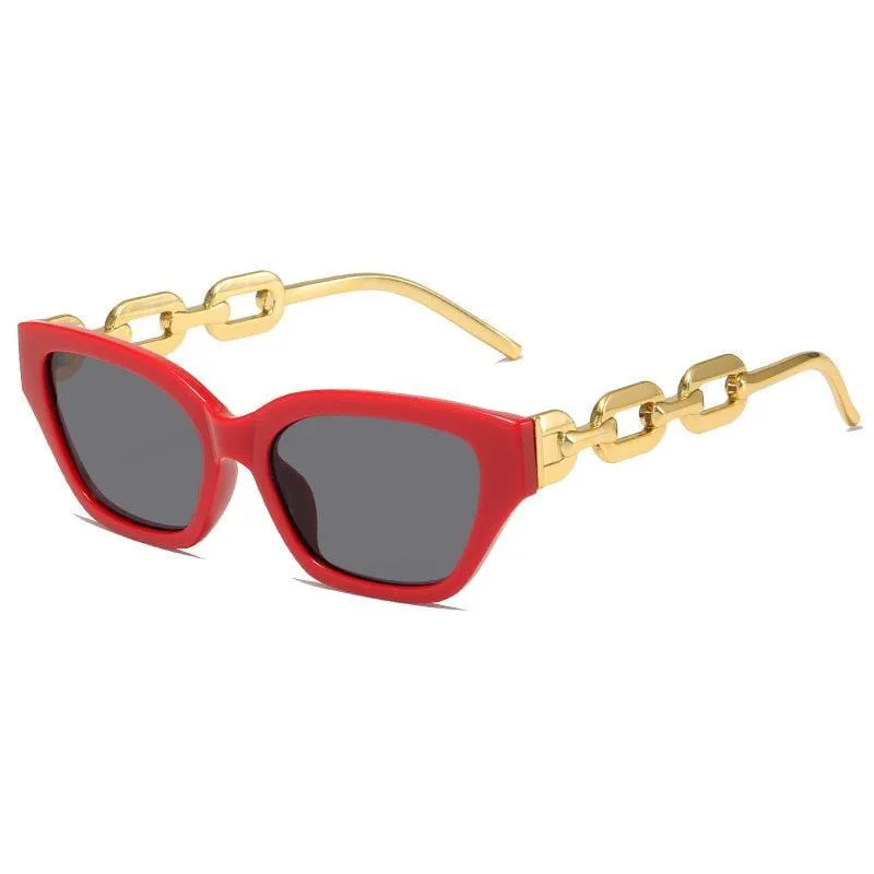 Temple Vintage Cat Eye Sunglasses