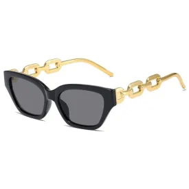 Temple Vintage Cat Eye Sunglasses