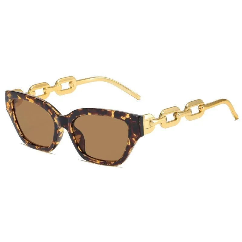 Temple Vintage Cat Eye Sunglasses