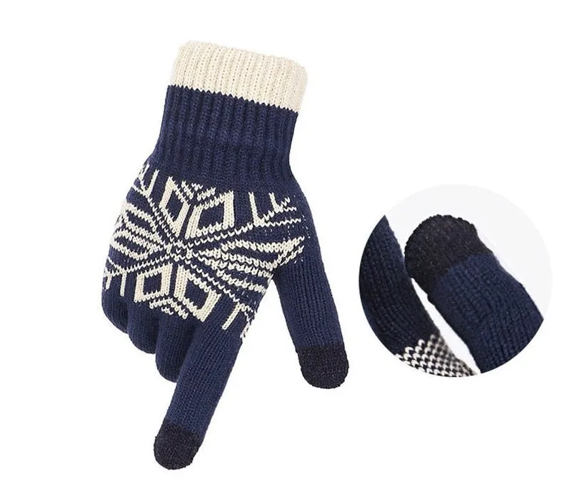 Unisex Winter Nap Gloves for Men and Women, Warm and Cozy Cotton Gloves for Smartphone Users
