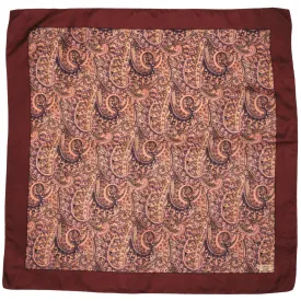 Vintage Liberty of London Silk Scarf 1960s Psych Paisley Print Square 27”